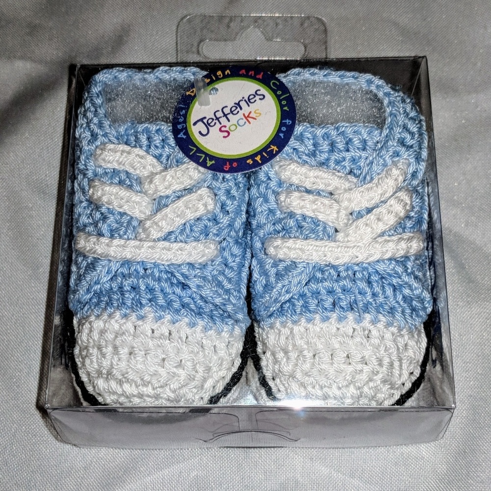 Jefferies socks crib shoes NIB size NB